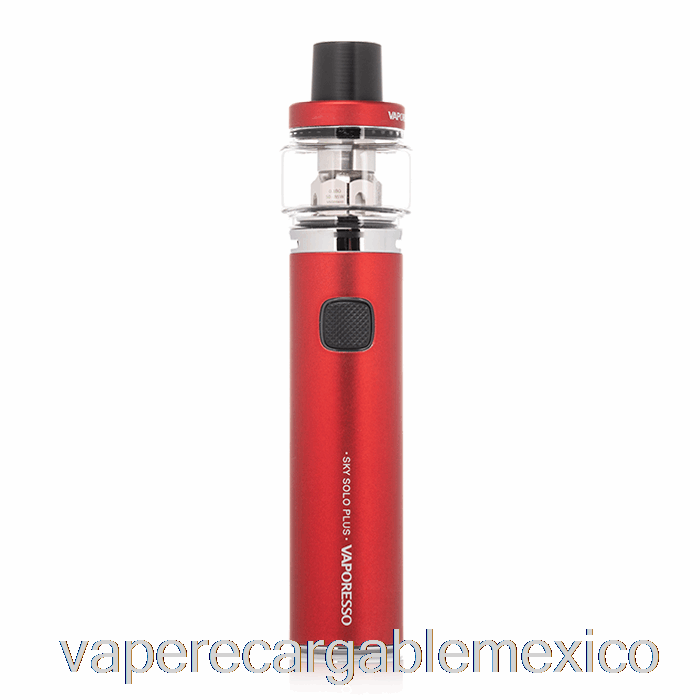 Vape Recargable Vaporesso Sky Solo & Solo Plus Kit De Inicio Edición Solo Plus - Rojo